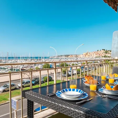 La Grande Palmeraie - Spacieux Avec Vue Mer, Terrasse, Port De Garavan Apartmán
