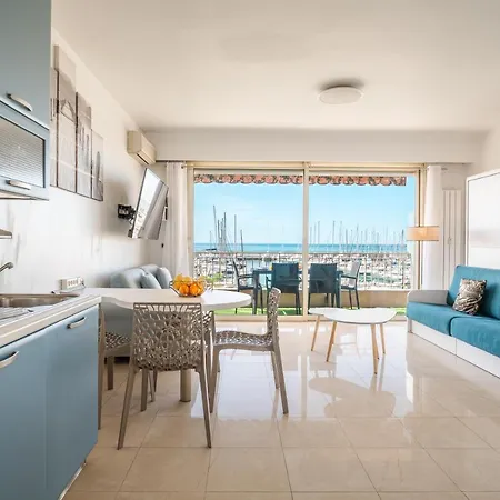 Apartment La Grande Palmeraie - Spacieux Avec Vue Mer, Terrasse, Port De Garavan